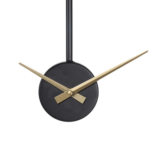 Reloj de Pared 50 x 5 x 60 cm Negro Metal